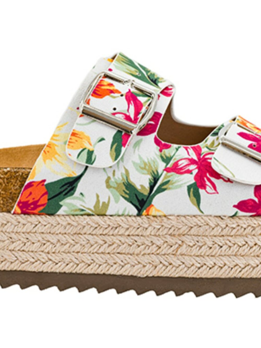 Corkys No Filter White Floral Sandals - Picture 4 of 6